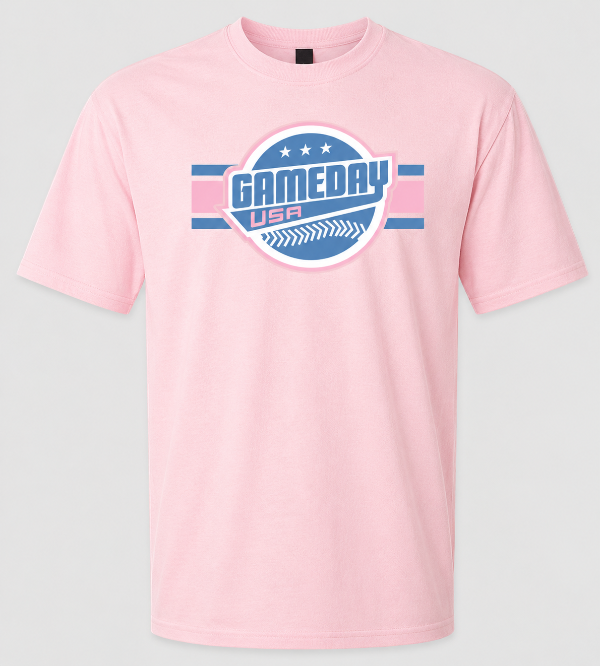 Game Day USA - Cotton Candy Logo Tee